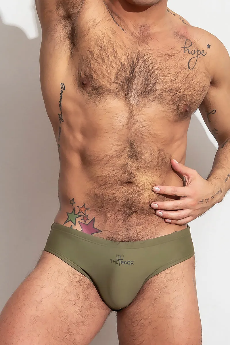 itBOY Swimbrief /Olive - Image 5