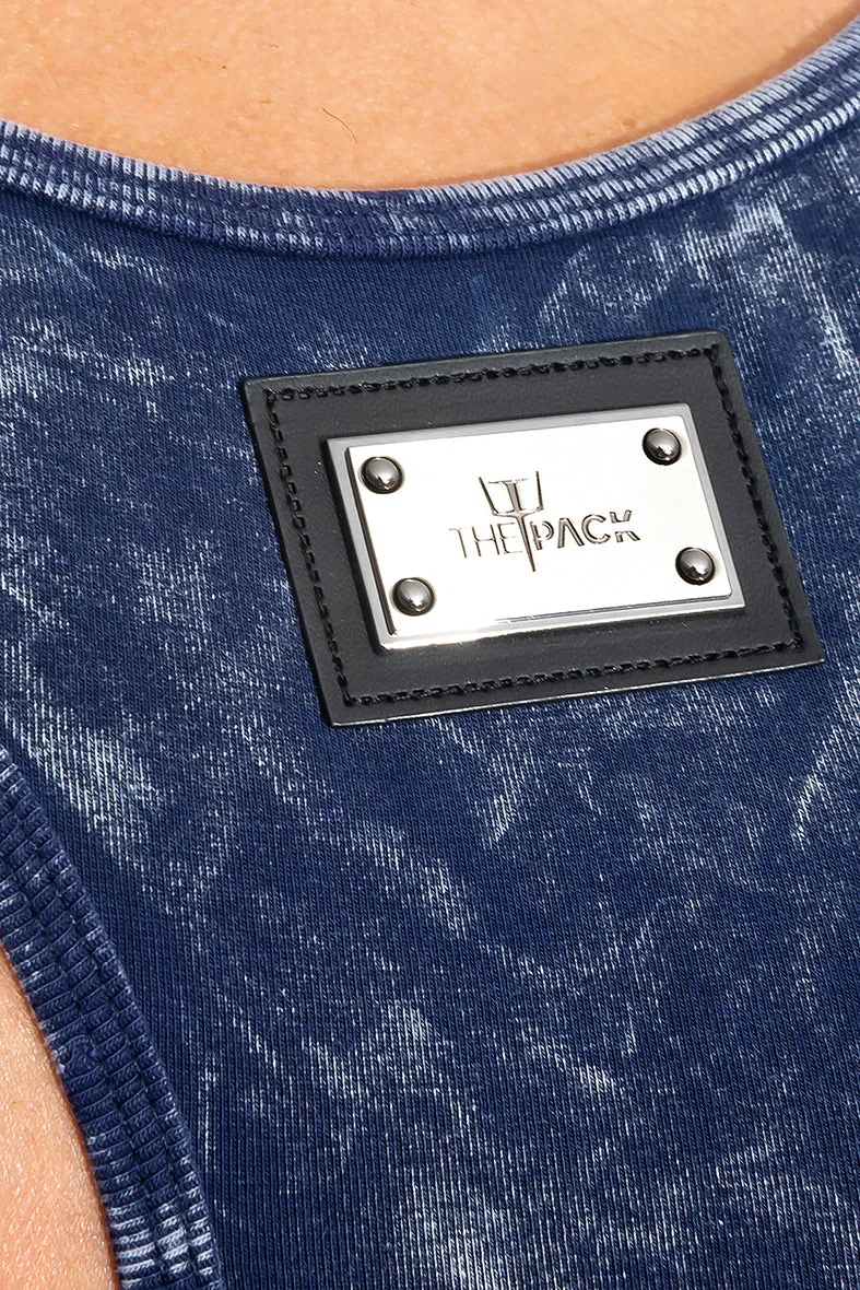 CRUSH Crop Top /Denim Blue - Image 3