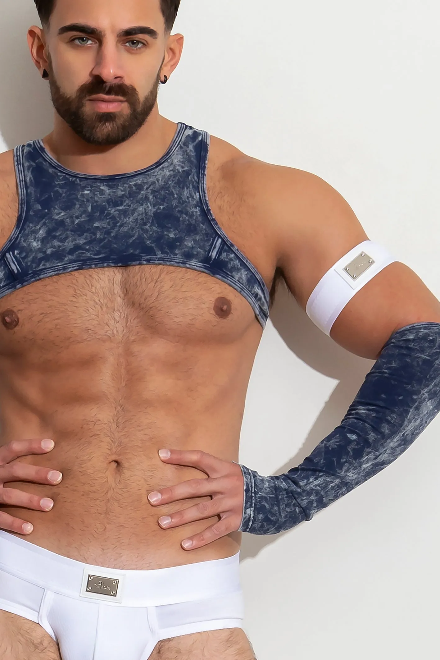 CRUSH Crop Top /Denim Blue - Image 7
