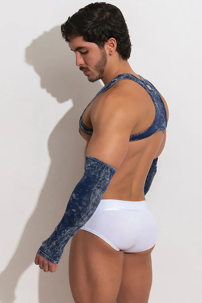 CRUSH Crop Top /Denim Blue - Image 8