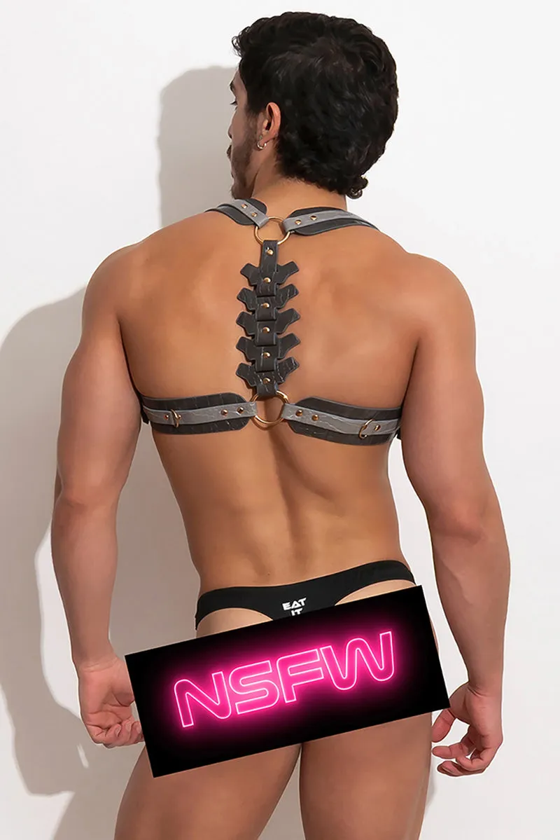 PLEASURE Spine Harness vᴸᵀᴴᴿ /Taupe - Image 2